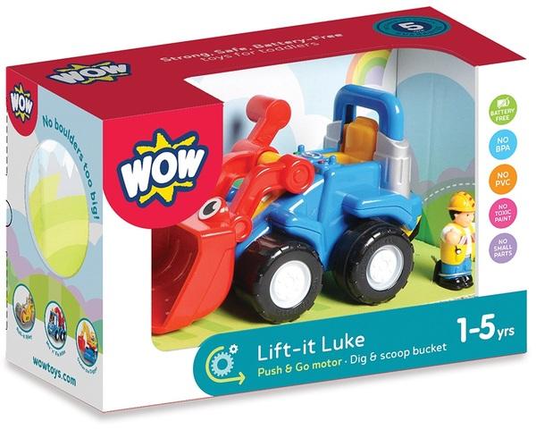 Іграшка WOW Toys Lift-it Бульдозер Люк (01026) - Pampik - 3