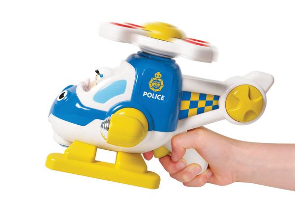 Іграшка WOW Toys Oscar Police Copter Поліцейський вертоліт Оскар (10642) - Pampik - 3