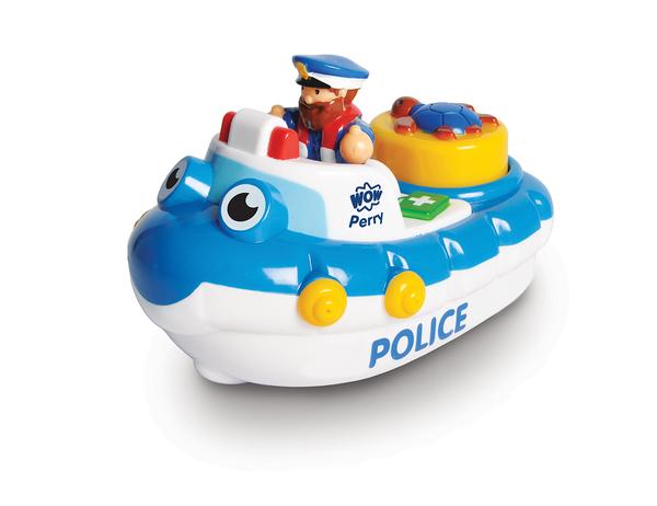 Игрушка для купания WOW Toys Police Boat Perry Полицейский катер Перри (10347) - Pampik - 2