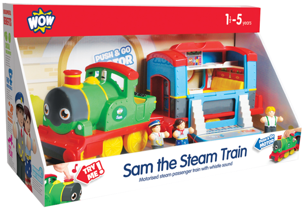 Ігровий набір WOW Toys Sam's Steam Train Паровозик Сем (08000) - Pampik - 5