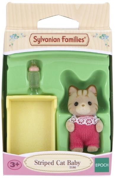 

Фигурка с аксессуарами Sylvanian Families Полосатый Котенок (5186