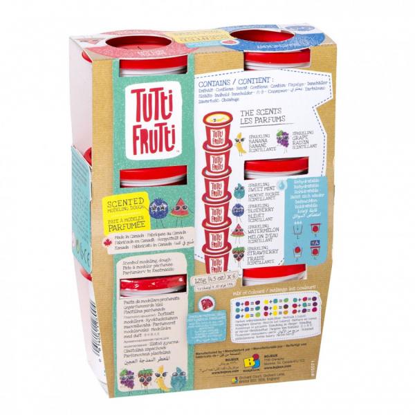 Набор для лепки Tutti-Frutti Фруктовые ароматы, с блестками (BJTT15071) - Pampik - 3