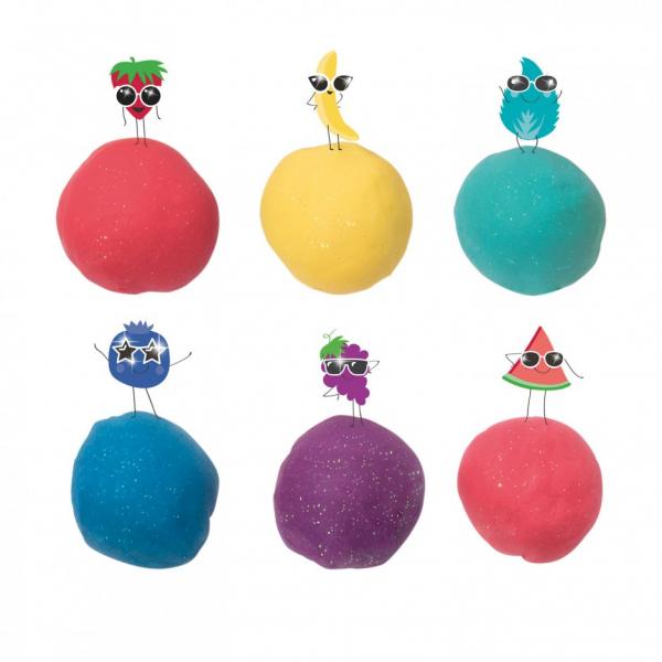 Набор для лепки Tutti-Frutti Фруктовые ароматы, с блестками (BJTT15071) - Pampik - 5