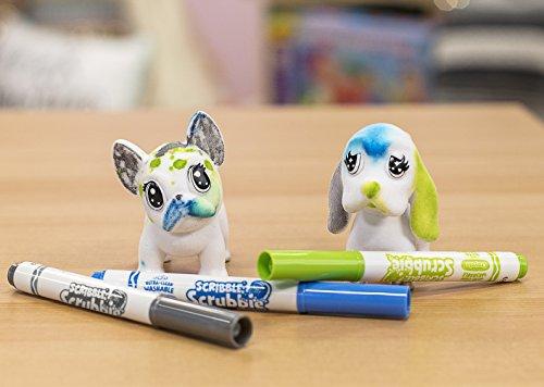 Набір з 2 фігурками собак і фломастерами Crayola Washimals Малюй і змивай (74-7252) - Pampik - 3