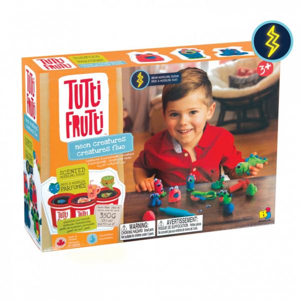Набор для лепки Tutti-Frutti Монстрики, неоновые цвета (BJTT15059) - Pampik