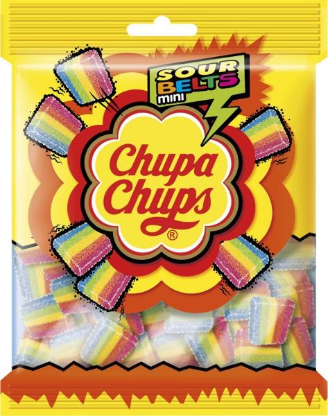 

Жевательный мармелад Chupa Chups Sour Tubes Belts, 150 г