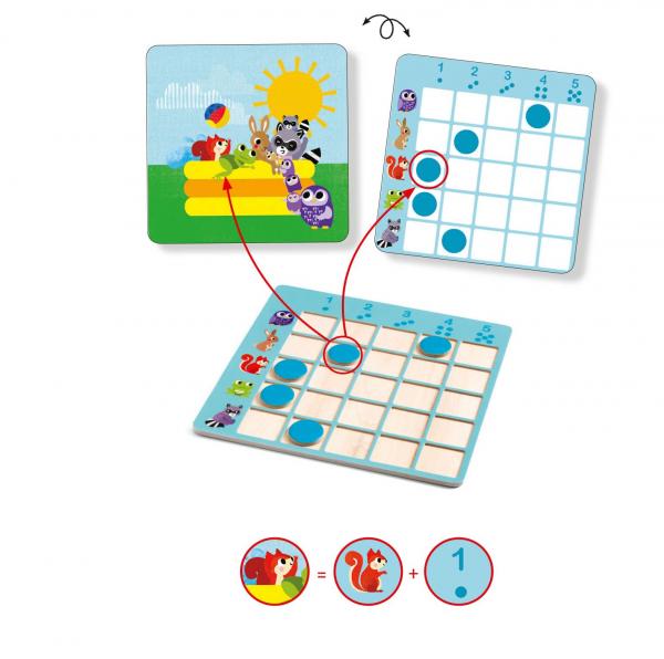 Настольная игра Djeco Quantitix (DJ08358) - Pampik - 2