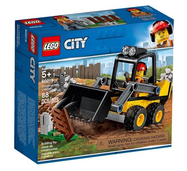 

Конструктор LEGO City Строительный погрузчик, 88 деталей (60219