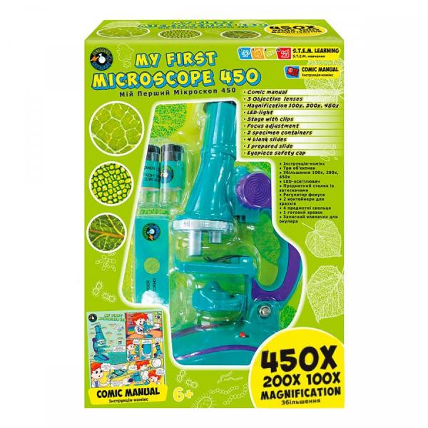 Мой первый микроскоп 450х Science Agents (44011) - Pampik - 2