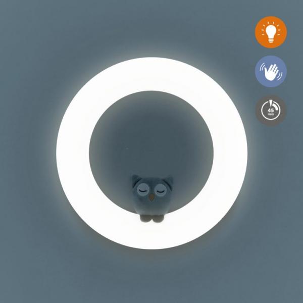 Настенный светильник-ночник Zazu, с датчиком движения (ZA-WALL-01) - Pampik - 7