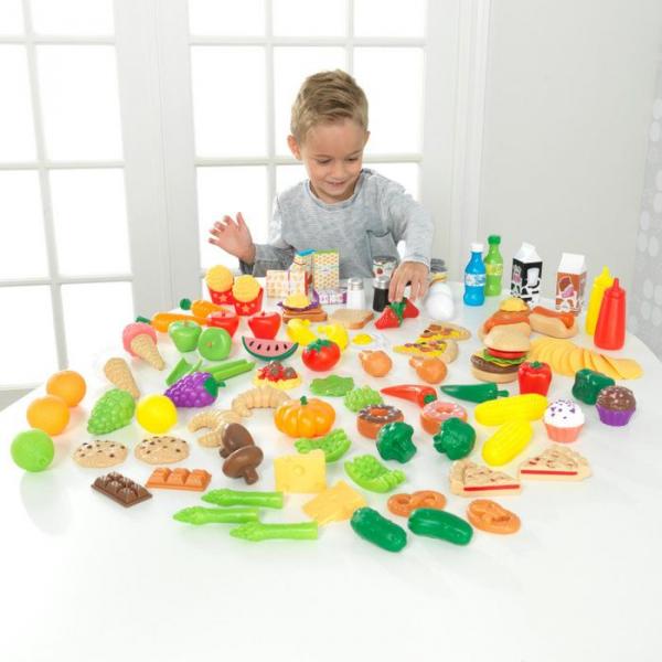 Ігровий набір KidKraft Tasty Treat Pretend Food Set, 115 предметів (63330) - Pampik - 5