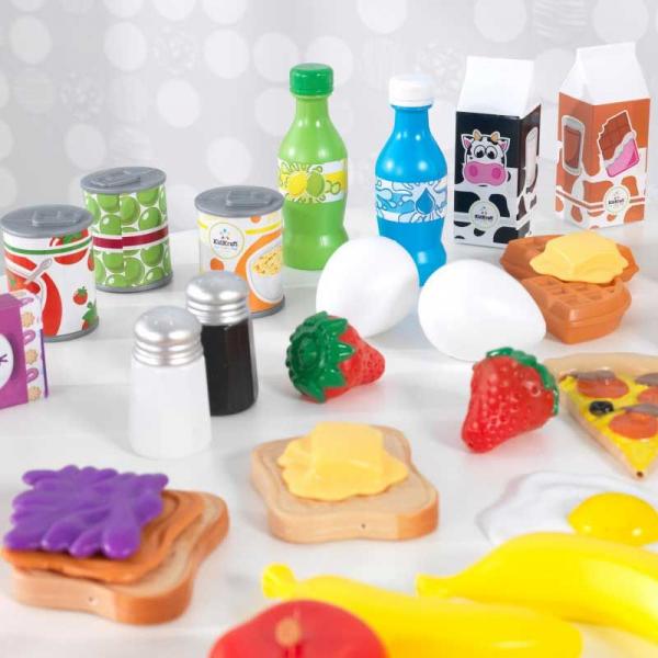 Ігровий набір KidKraft Tasty Treat Pretend Food Set, 115 предметів (63330) - Pampik - 4