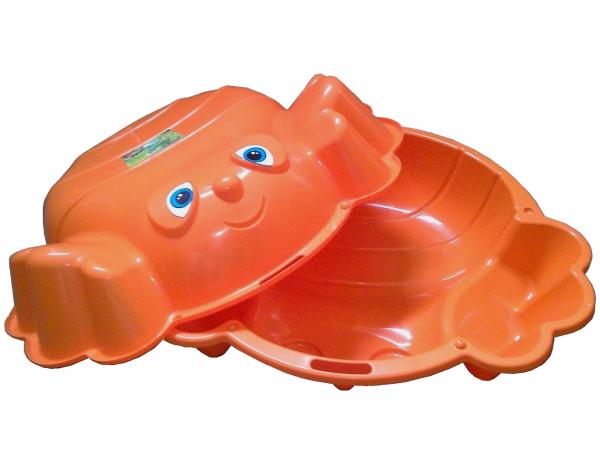 Пісочниця KHW Kunststoff Краб, подвійна, помаранчевий (72004) - Pampik