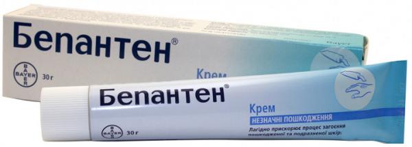 Крем Бепантен 5%, при незначительных повреждениях, 30 г - Pampik