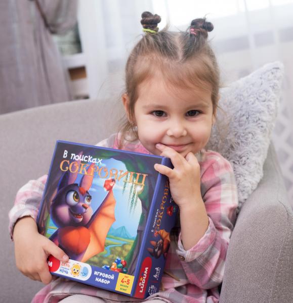 Настільна гра з розповіддю й аудіо Ludum У пошуках скарбів, рос. мова (LD1046-05) - Pampik - 3