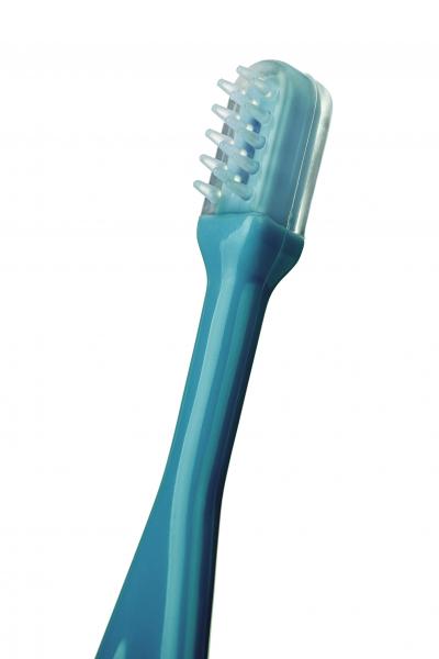 Набір зубних щіток BabyOno, синій, 3 шт. (550) - Pampik - 3