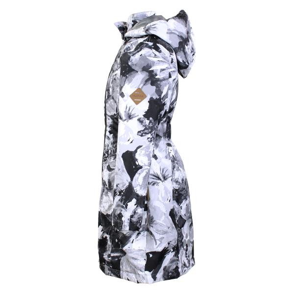 Пальто Huppa Luisa Black Pattern, поліестер, р.140, чорний з білим (12430004-91109-140) - Pampik - 4
