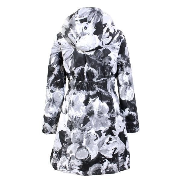 Пальто Huppa Luisa Black Pattern, поліестер, р.140, чорний з білим (12430004-91109-140) - Pampik - 2