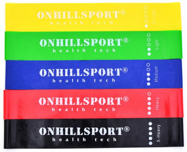 Набір еспандерів для фітнесу OnhillSport Mini Bands 5 в 2 (ES-1001) - Pampik - 2