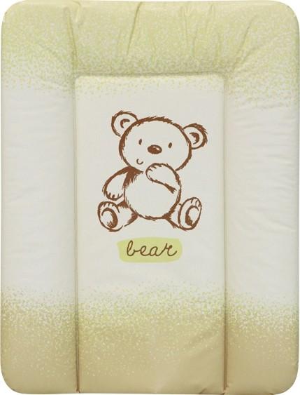 М'який пеленальний матрацик Lorelli (Bertoni) Softy Ведмедик, 70х50 см, бежевий (20033) - Pampik