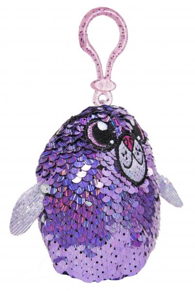 М'яка іграшка-брелок Shimmeez S2 Відважний Тюлень, 9 см, бузковий (SH01052S) - Pampik - 2