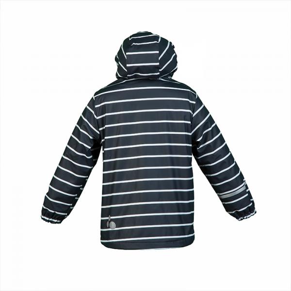 Куртка-дождевик Huppa Jackie Dark Gray, полиэстер, р.128, темно-серый (18130000-00118-128) - Pampik - 2