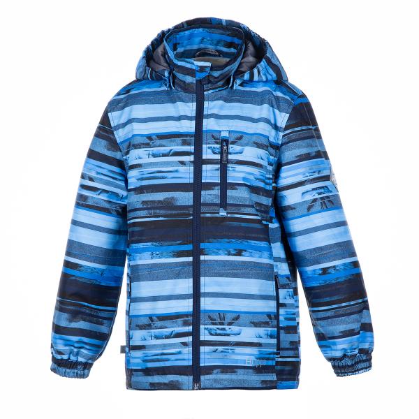 Куртка Huppa Janek Blue Pattern, поліестер, р.146, синій (18170004-93335-146) - Pampik