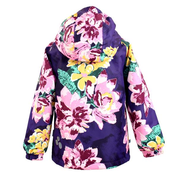 Куртка Huppa Alexis Dark Lilac Pattern, полиэстер, р.134, фиолетовый (18160010-91373-134) - Pampik - 2