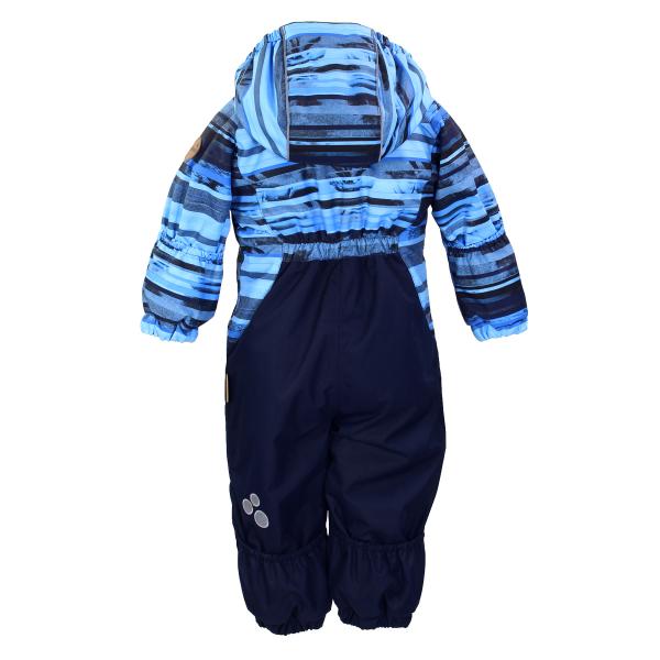 Комбінезон Huppa Golden Blue Pattern/Navy, поліестер, р.98, темно-синій з синім (36080010-90535-098) - Pampik - 2