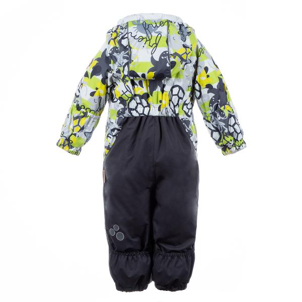Комбінезон Huppa Golden Lime Pattern/Dark Gray, поліестер, р.92, сірий з лимонним (36080004-90147-092) - Pampik - 2