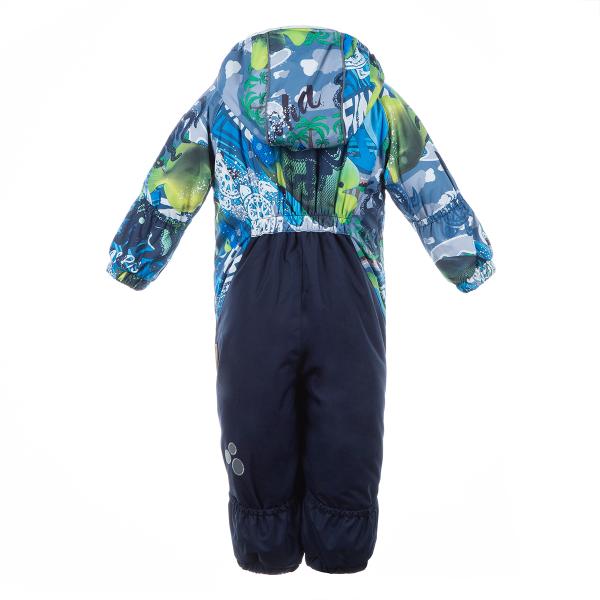 Комбінезон Huppa Golden Navy Pattern/Navy, поліестер, р.92, темно-синій з синім (36080004-90286-092) - Pampik - 2