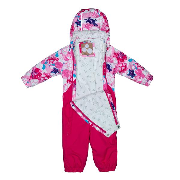 Комбінезон Huppa Golden Fuchsia Pattern/Fuchsia, поліестер, р.86, фуксія (36080004-90163-086) - Pampik - 4