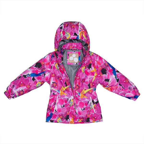 Комплект Huppa Yonne Fuchsia Pattern/Black, поліестер, р.122, фуксія з чорним (41260014-91263-122) - Pampik - 3