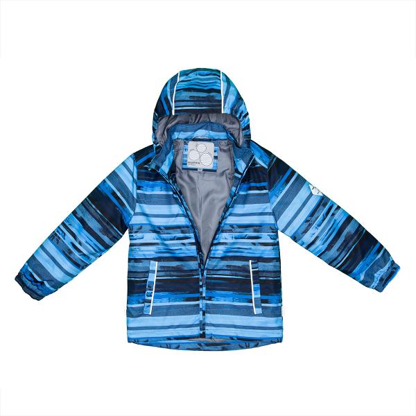 Комплект Huppa Yoko 1 Blue Pattern/Navy, полиэстер, р.146, синий с темно-синим (41190114-93335-146) - Pampik - 3