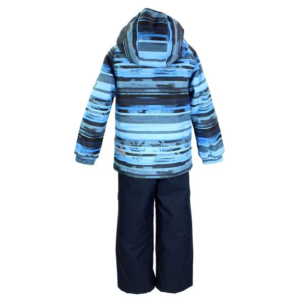 Комплект Huppa Rex Blue Pattern/Navy, поліестер, р.128, синій з темно-синім (45080014-93335-128) - Pampik - 2