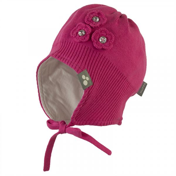 Шапка Huppa Lara Fuchsia, бавовна, XS, фуксія (80380000-70063-0XS) - Pampik