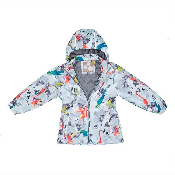 Комплект Huppa Yonne 1 White Pattern/Gray, поліестер, р.128, білий з сірим (41260114-91220-128) - Pampik - 4