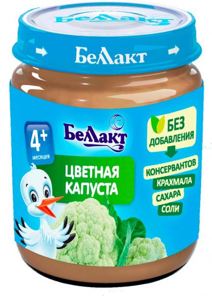 

Пюре Беллакт Цветная капуста, 100 г