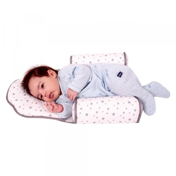 Позиціонер для сну Sevi bebe, з подушкою для голови, сірий (33-13) - Pampik - 3