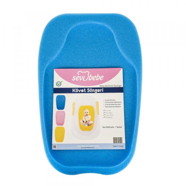 Матрацик у ванночку Sevi bebe, синій (159-1) - Pampik - 3