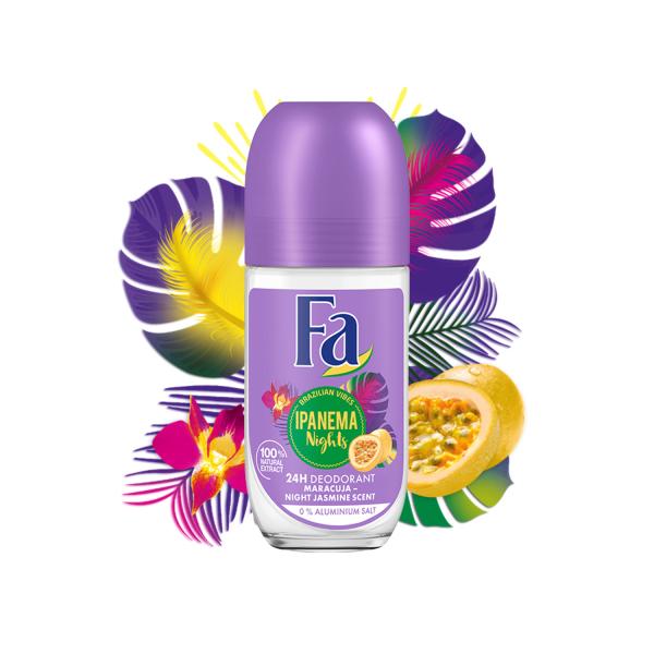 Дезодорант роликовый Fa Ритмы Бразилии Ipanema Nights аромат ночного жасмина, 50 мл - Pampik - 2
