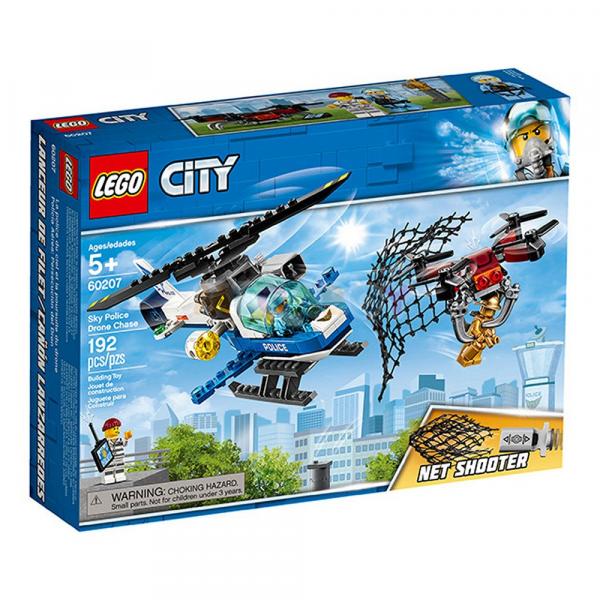 

Конструктор LEGO City Воздушная полиция: погоня дронов, 192 детали (60207