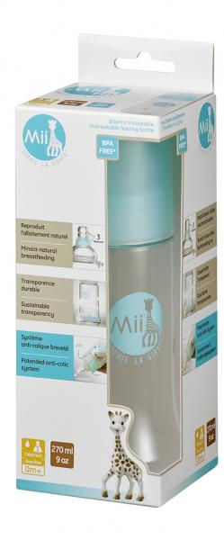 Пляшка для годування Mii Жирафа Софі, 270 мл (450530) - Pampik - 5