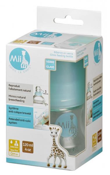 Пляшка для годування Mii Жирафа Софі, 120 мл (450500) - Pampik - 4