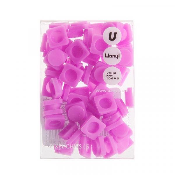 Пікселі для рюкзака Upixel Small, фуксія, 60 шт. (WY-P002C) - Pampik