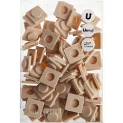 Пиксели для рюкзака Upixel Small, бежевый, 60 шт. (WY-P002T) - Pampik