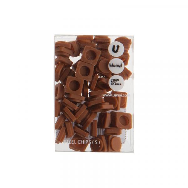 Пиксели для рюкзака Upixel Small, коричневый, 60 шт. (WY-P002Q) - Pampik