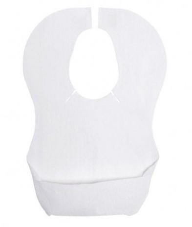 Одноразові слюнявчики Sevi bebe, білий, 12 шт. (261) - Pampik