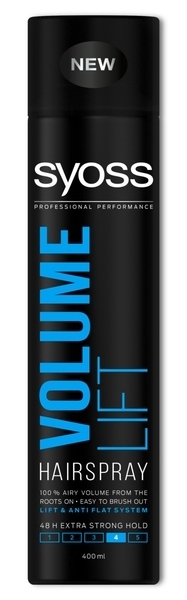 Лак для волосся Syoss Volume Lift, максимальний об'єм екстрасильної фіксації, 400 мл - Pampik