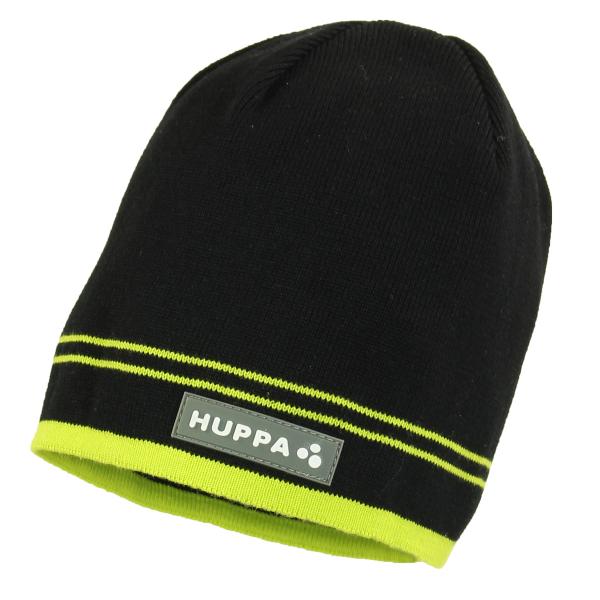 Вязаная шапка Huppa Tom Black, хлопок, L, черный (80120000-90009-00L) - Pampik